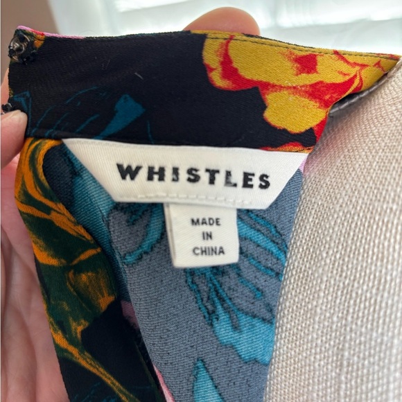 Whistles Digital Bloom Print Blouse, Size 4 - Picture 12 of 12